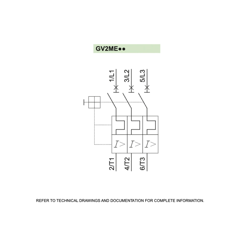 Schneider Electric GV2ME05 Motorschutzschalter 3p 0,63-1A Tasterbetätigung Schraubanschluss